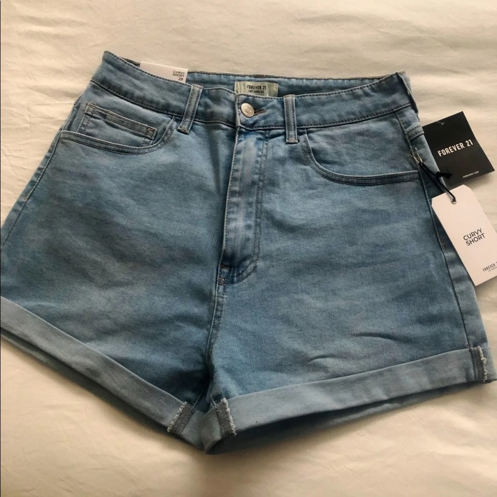 High waisted shorts